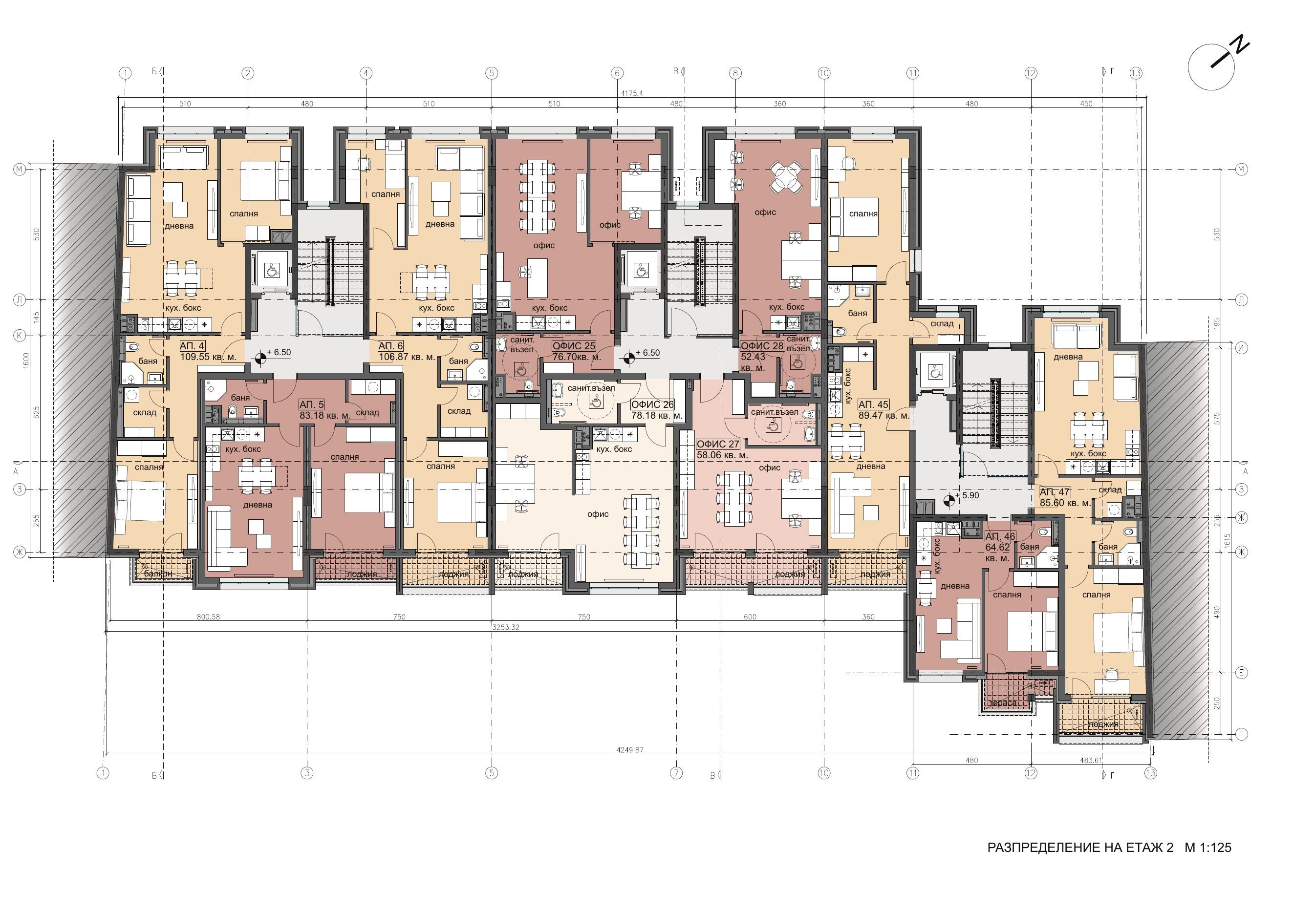 Sample apartment layout